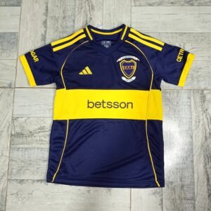 Camiseta Boca aniversario niños 2025