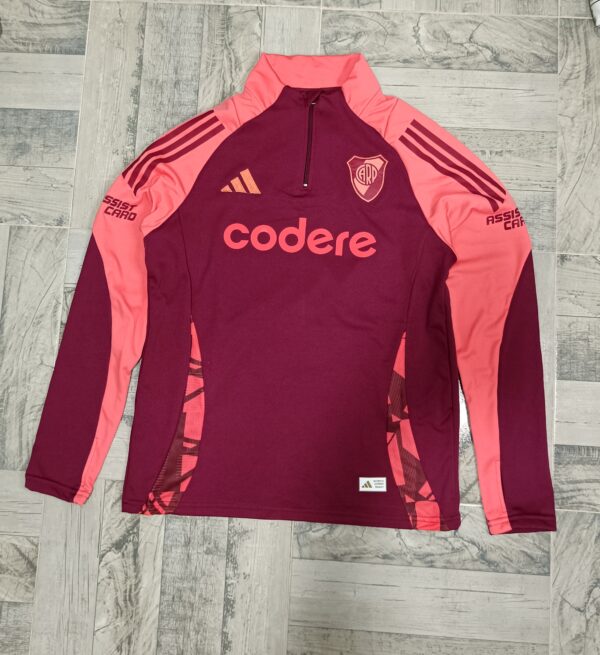 Buzo River Plate 2025 bordo