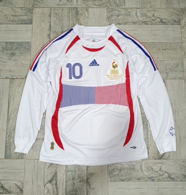 Camiseta Francia 2006 suplente manga larga
