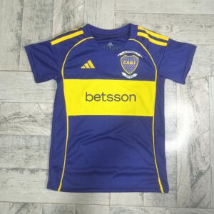 Camiseta Boca aniversario niños 2025