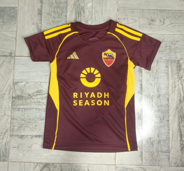 Camiseta Roma titular 2025 niños