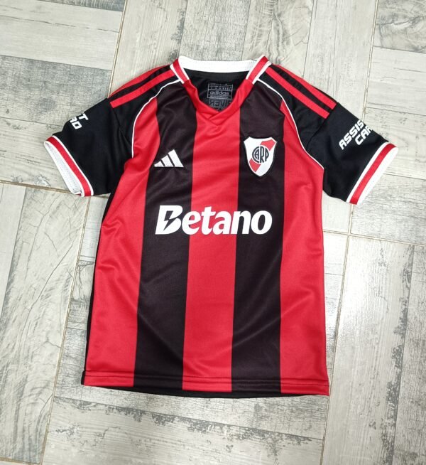 Camiseta River Plate suplente 2025 niños