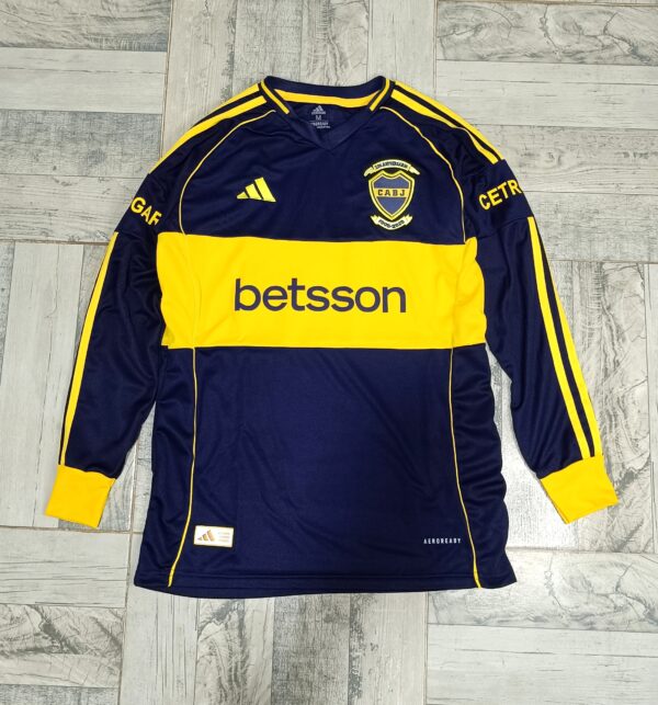 Camiseta Boca 2025 titular manga larga