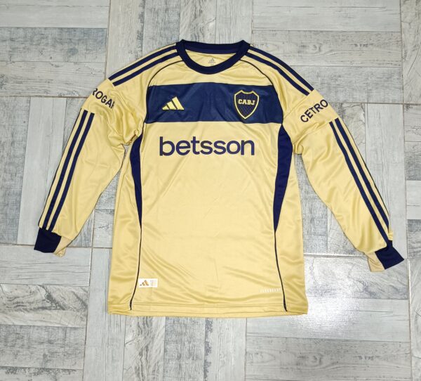 Camiseta Boca 2025 suplente manga larga