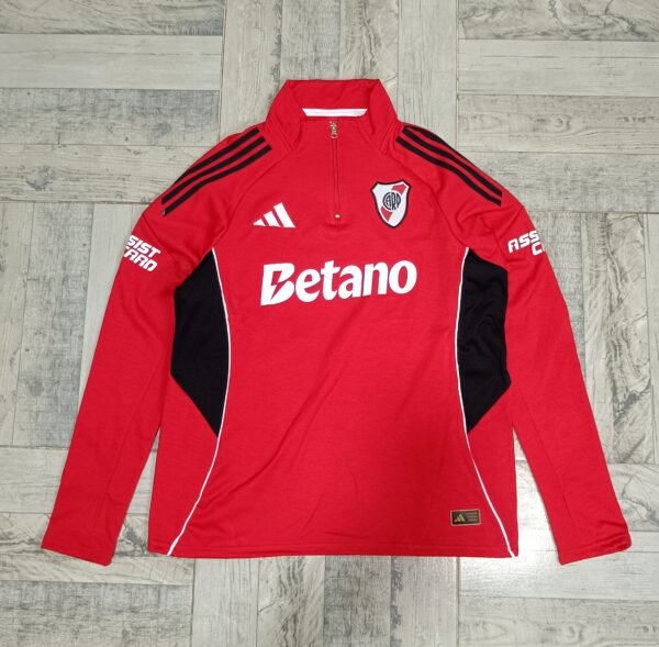 Buzo River Plate 2025 rojo