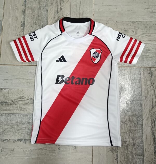Camiseta River Plate titular 2025 niños