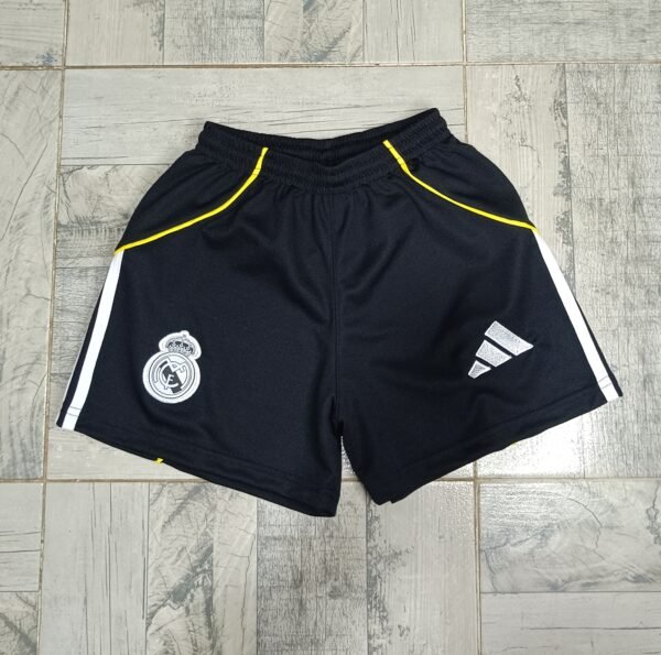 Short Real Madrid 2025 negro niños - Imagen 2