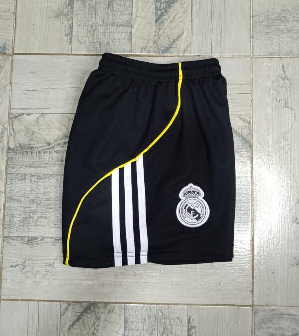 Short Real Madrid 2025 negro niños