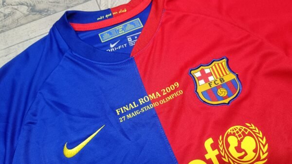 Camiseta Barcelona 2009 titular Final Champions - Imagen 3