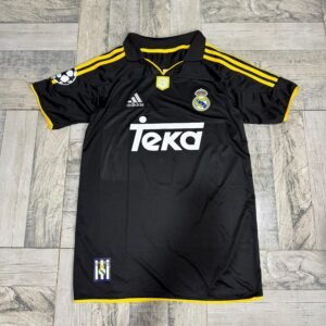 Camiseta Real Madrid 1998 negra suplente
