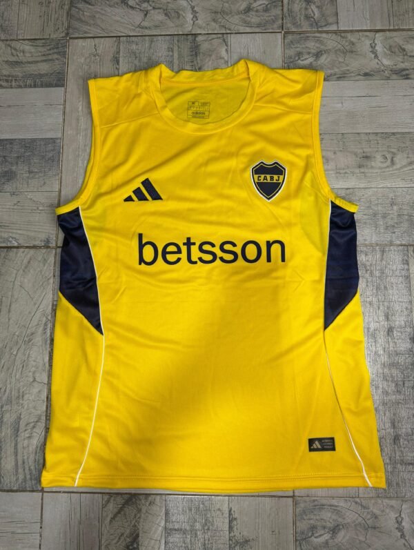 Musculosa Boca Juniors dorada