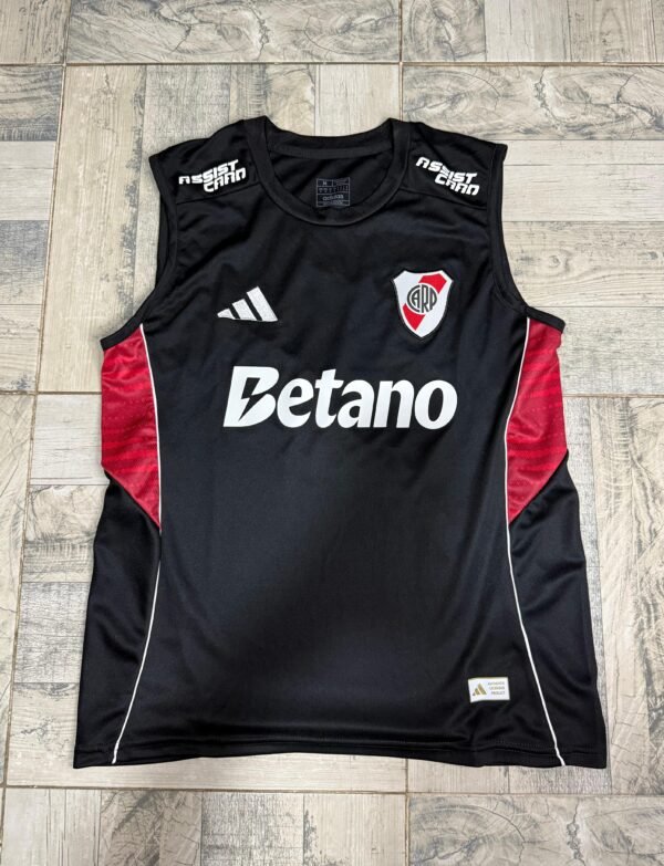 Musculosa River Plate 2025 negra