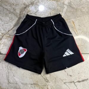 Short River Plate 2026 negro niños