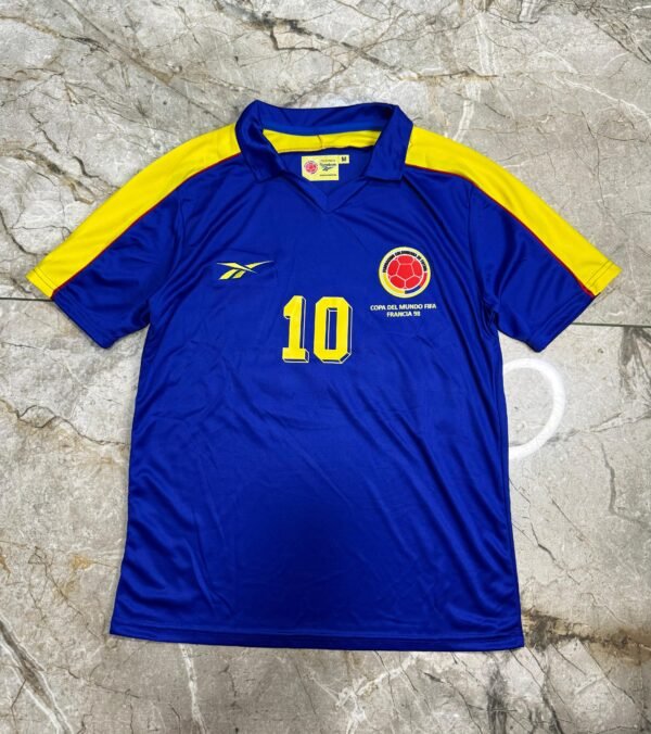 Camiseta Colombia 1998 suplente