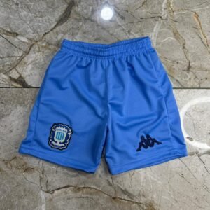 Short Racing 2025 niños celeste