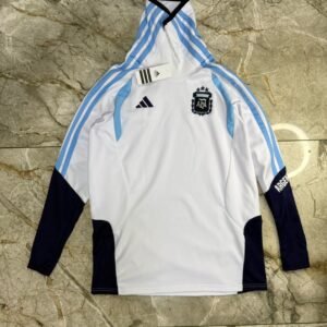 Buzo AFA 2026 entrenamiento blanco