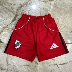 Short River Plate 2025 rojo niños