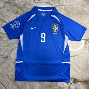 Camiseta Brasil 2002 suplente
