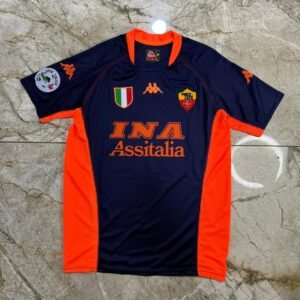 Camiseta Roma 2001 suplente