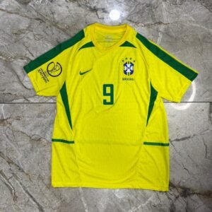 Camiseta Brasil 2002 titular Premium