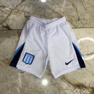 Short Racing 2026 blanco niños