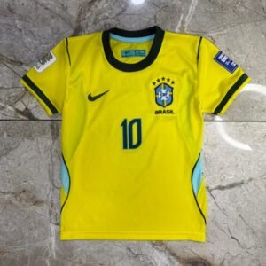 Camiseta Brasil 2026 titular niños