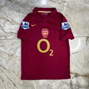 Camiseta Arsenal 2005 titular