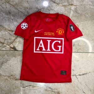 Camiseta Manchester united 2008 FINAL niños