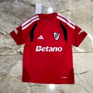 Camiseta River Plate 2026 roja entrenamiento niños