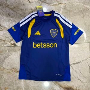 Camiseta Boca 2026 azul entrenamiento niños
